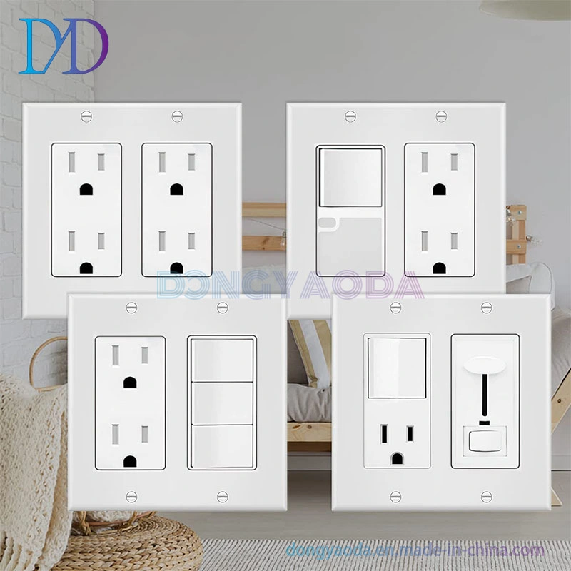 Butterfly Two Gang Decorator Outlet Light Switch Wall Plate Cover Electrical Faceplate for Children&prime;s Kids Boys Girls Bedroom Classroom Nursery Decorator