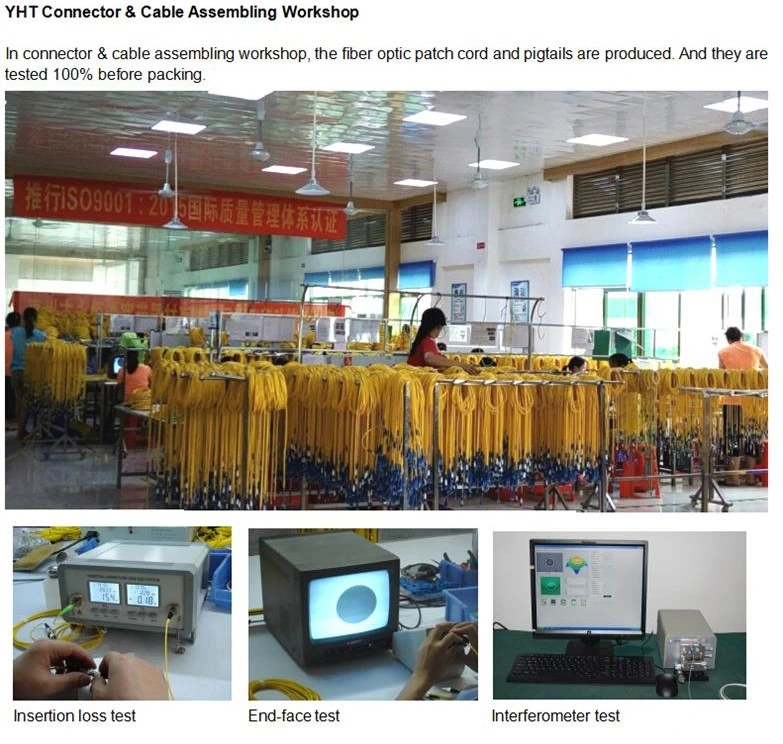 Sc/LC/FC/St/Mu/MTRJ/MPO Simplex/Duplex/Quad Singlemode/Multimode Om3/Om4/APC Standard or Hybrid Fiber Optic Adapter