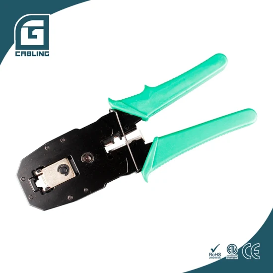 Gcabling RJ45 Tool Computer Cable Tool Networking Hand Wire Stripper Crimping Tool