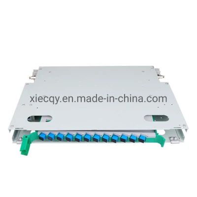 12 Core Fiber Optic FTTH Distribution Box ODF