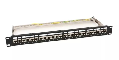 STP 19 Inches 24ports CAT6A Patch Panel