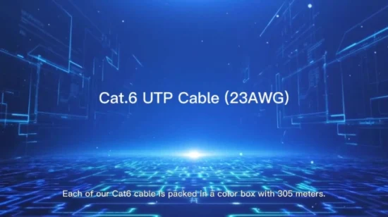 CAT6 LAN Cable, Communication Cable, UTP Ethernet Cable, 4 Pair Solid Cable, 305m Network Cabling Belden Panduit Commscope Nexan Siemon