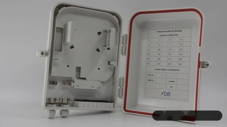 24cores Plastic Fiber Optic Distribution Box Gfx-10A/10b From Junction Box Manufacturer