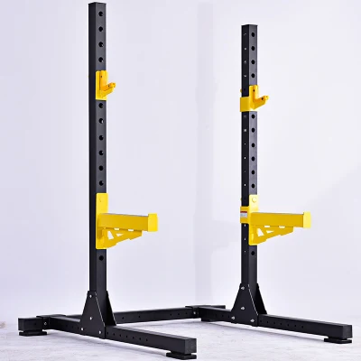 China Hot Sale Gym Equipment Squat Rack Gym Fitness Training Rack Functional Equipment Open Style Adjustable Squat Rack