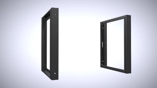 Double Section Rear Opening Network Wall Mounted Cabinet