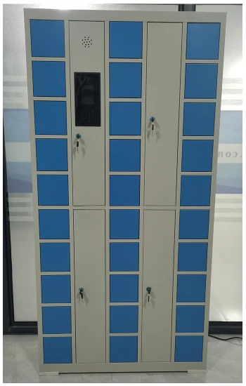 30 Doors Flat Charging Cabinet USB Intelligent Charging System Electronic Intelligent Storage Cabinet