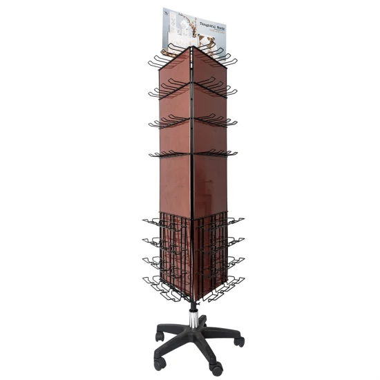 5-Tier Freestanding Metal Garment Rack with Wood Shelves Open Wardrobe Closet Storage
